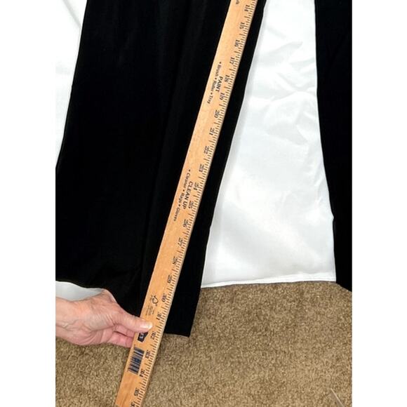 Lafayette. 148 womens size 8 pants black wool  flare leg side pockets corpcore - Picture 10 of 10